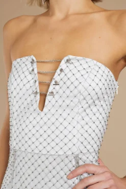 Tobi Kayla Embellished Bodycon Mini Dress -