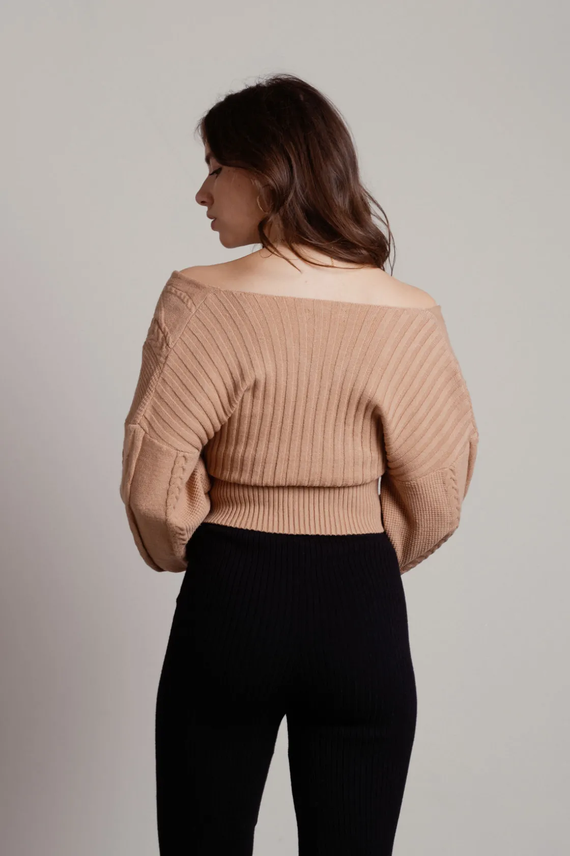 Tobi Kaylan Surplice Sweater -