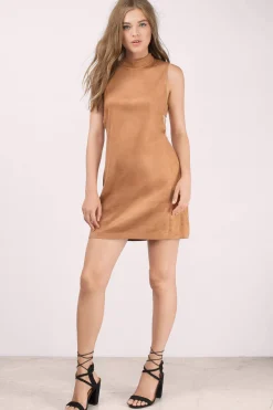 Tobi Keep It Simple Cutout Shift Mini Dress -