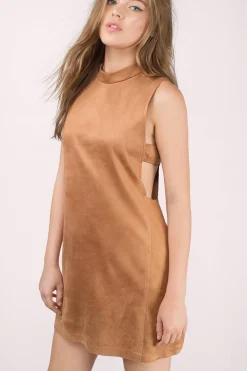 Tobi Keep It Simple Cutout Shift Mini Dress -