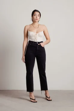 Tobi Keep Up Ruched Bust Bodysuit -