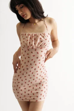 Tobi Kelsey Floral Bodycon Mini Dress -