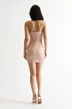 Tobi Kelsey Floral Bodycon Mini Dress -