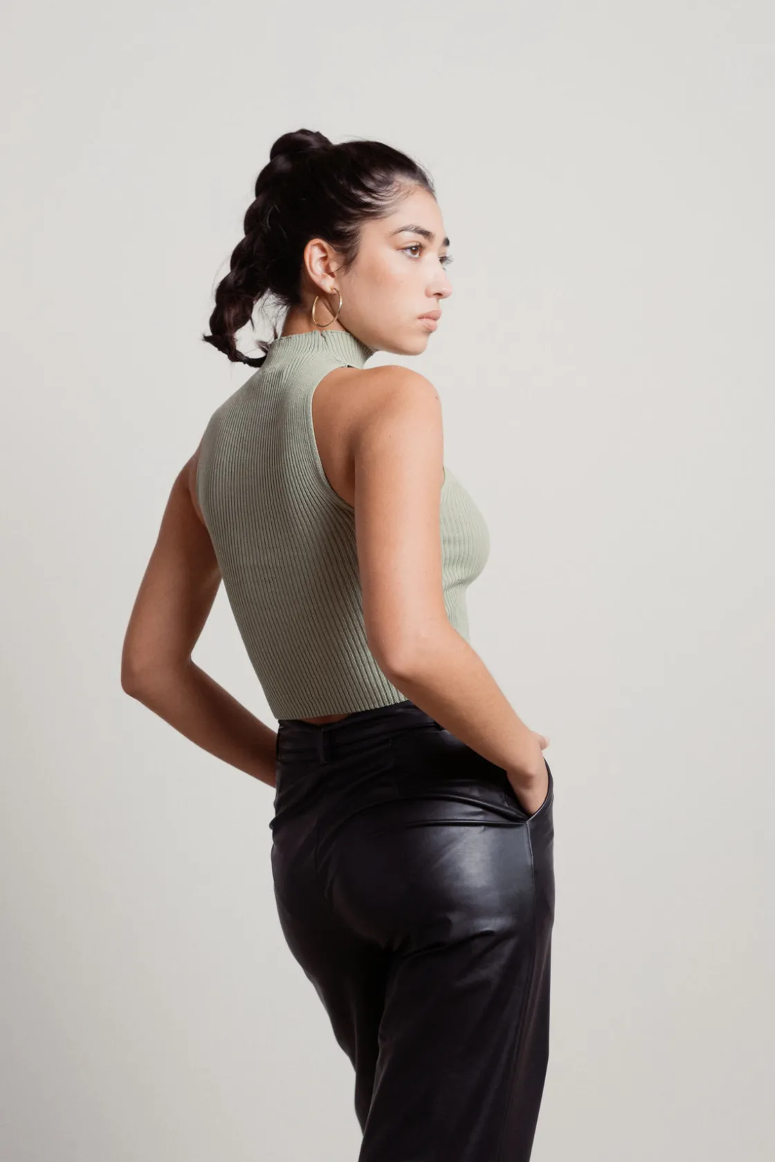 Tobi Keyanah Tank Top - Sage