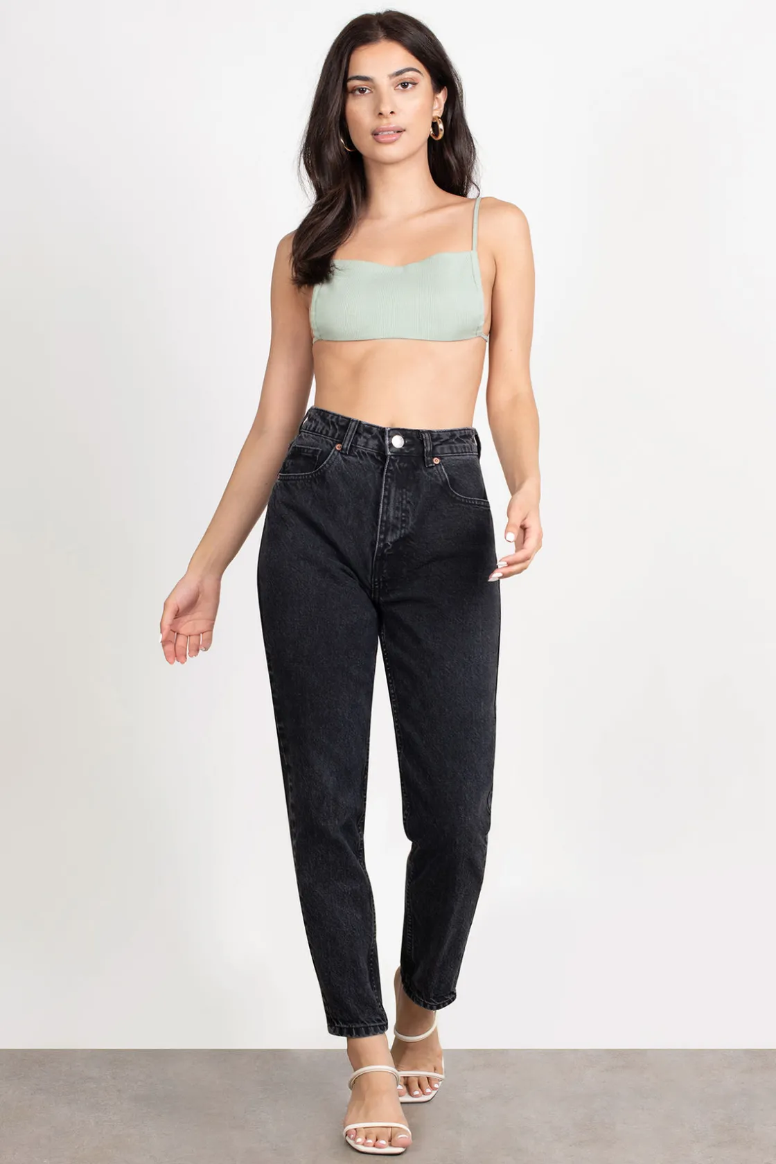 Tobi Kiki Crop Top - Black