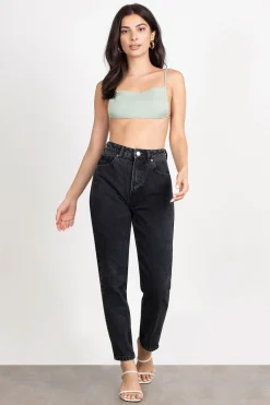Tobi Kiki Crop Top - Black
