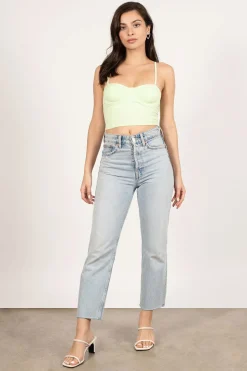 Tobi Kiwi Blast Crop Top -