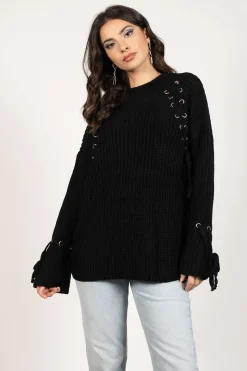 Tobi Knit Fit Loose Knit Sweater - Mocha