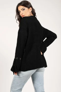 Tobi Knit Fit Loose Knit Sweater - Mocha