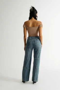 Tobi Know Me Mesh Crop Top -