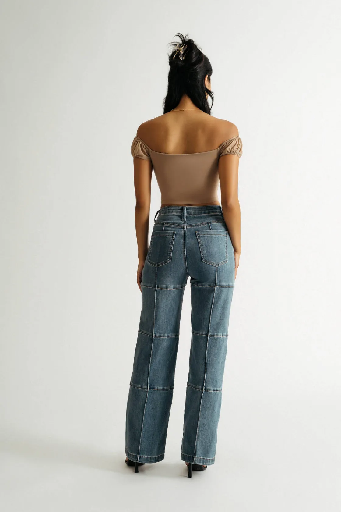 Tobi Know Me Mesh Crop Top -