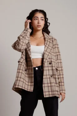 Tobi Korra Plaid Blazer -