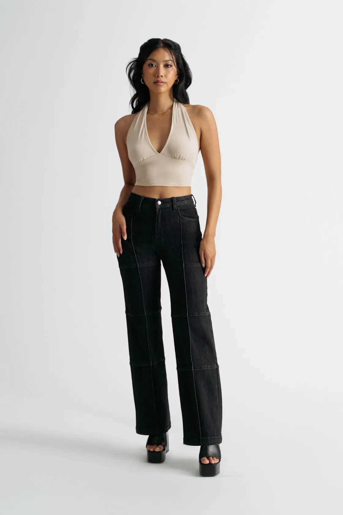 Tobi Kyle Crop Top - Black