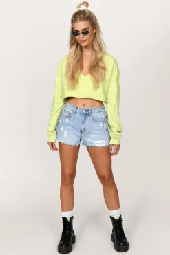 Tobi La Brea Distressed Shorts -