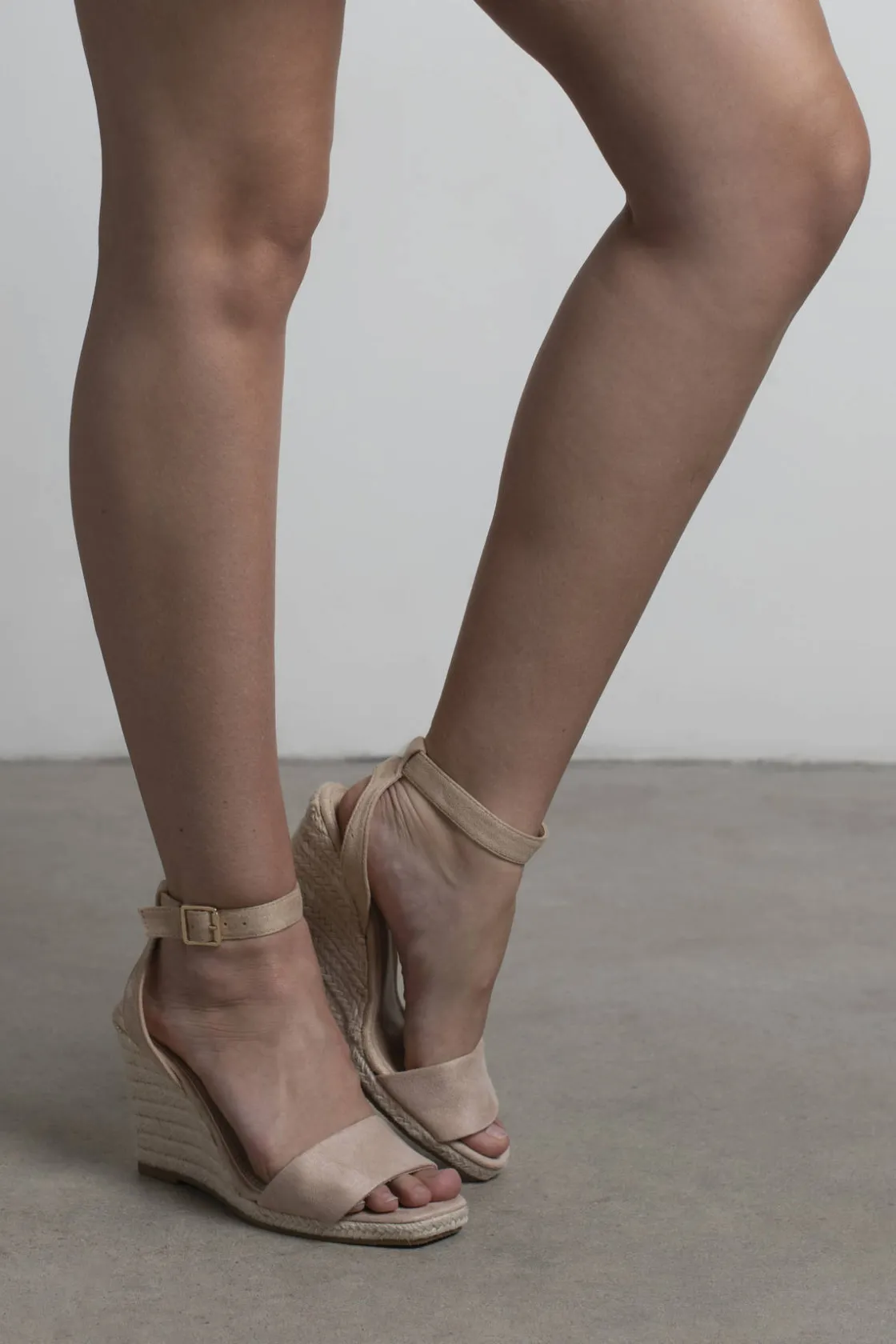 Tobi Lagoon Suede Wedges -
