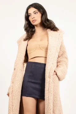 Tobi Laine Suede Mini Skirt -