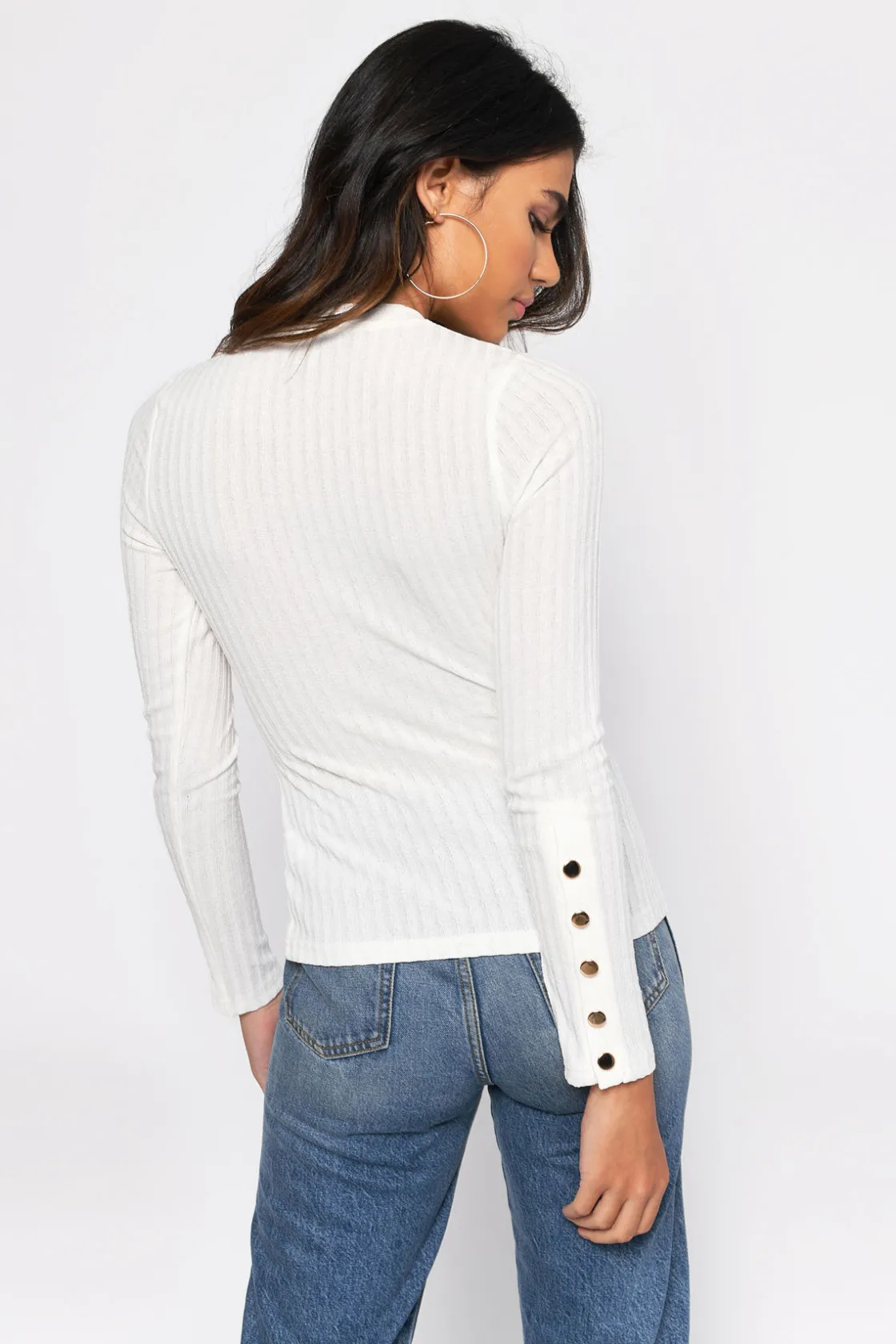 Tobi Lana Ribbed Knit Top -