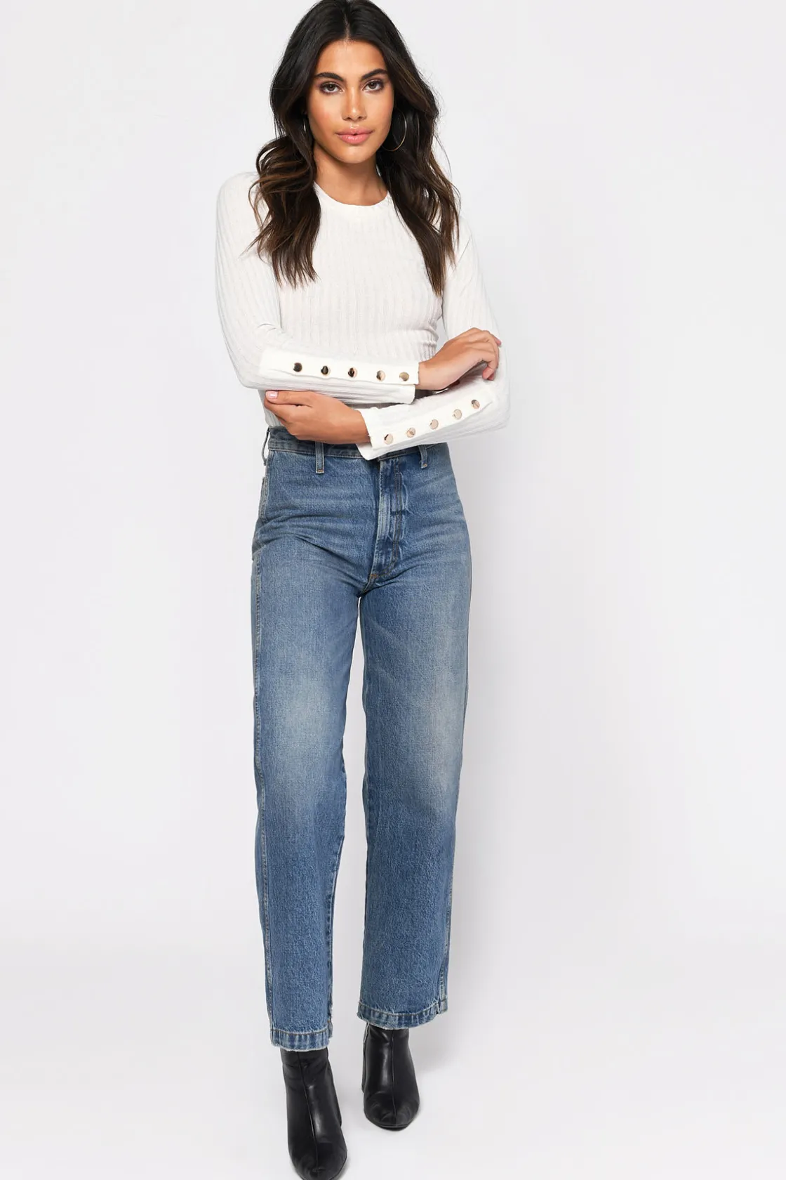 Tobi Lana Ribbed Knit Top -