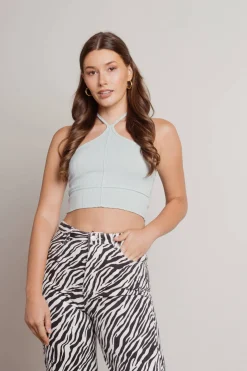Tobi Larisa Crop Top - Mint