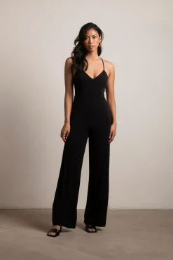 Tobi Late Night Cross Back Jumpsuit - White