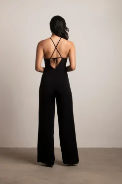 Tobi Late Night Cross Back Jumpsuit - White