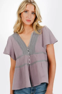 Tobi Leia Tiered Blouse -