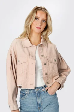 Tobi Let Me Down Cropped Jacket -