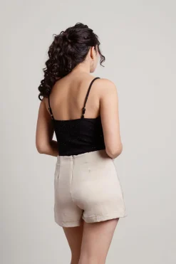Tobi Let Me Shine Front Tie Bodysuit -