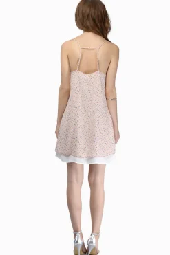 Tobi Lilliane Floral Open Back Mini Dress -