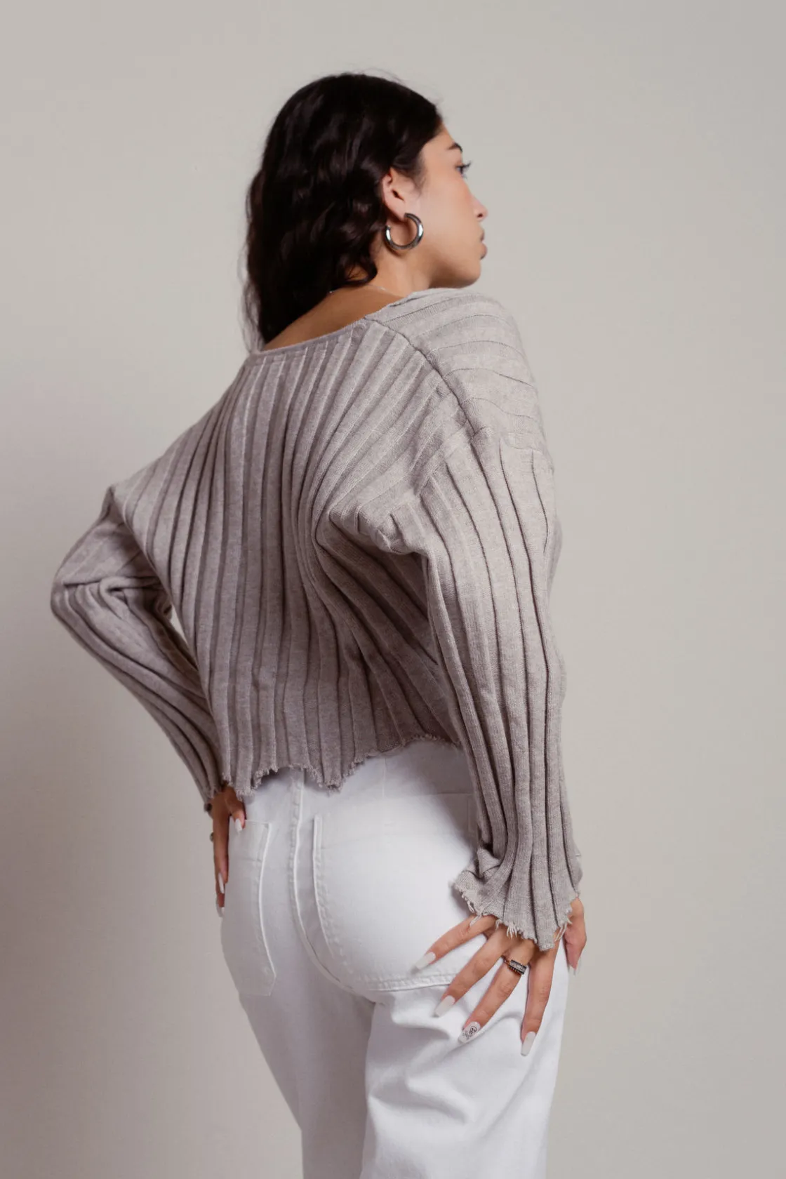 Tobi Lily Distressed Sweater -