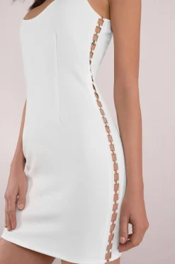 Tobi Lisa Side O-Ring Bodycon Mini Dress - Black