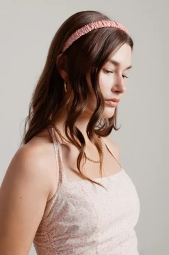 Tobi Lollipop Ruched Headband - Blue