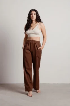 Tobi Look Here Straight Leg Pants -