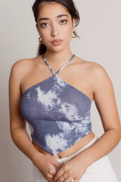 Tobi Look Over Here Crop Top - Rainbow