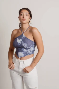 Tobi Look Over Here Crop Top - Rainbow
