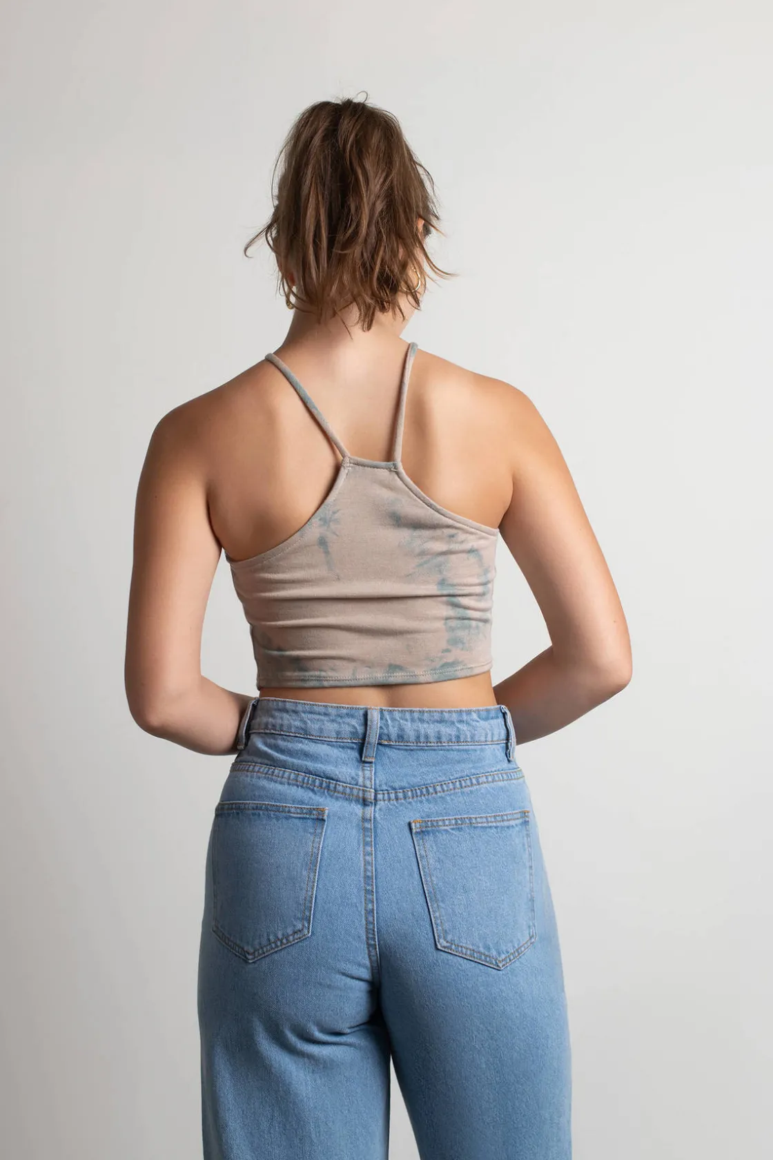 Tobi Look Over Here Crop Top - Rainbow