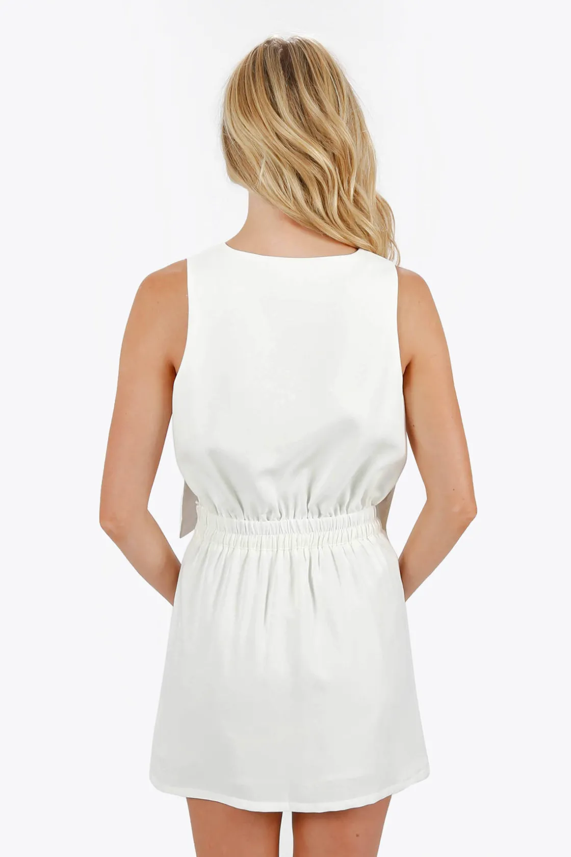 Tobi Lorelei Button Up A-line Mini Dress -