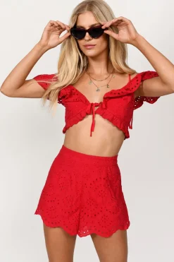 Tobi Lorie Crop Top - White