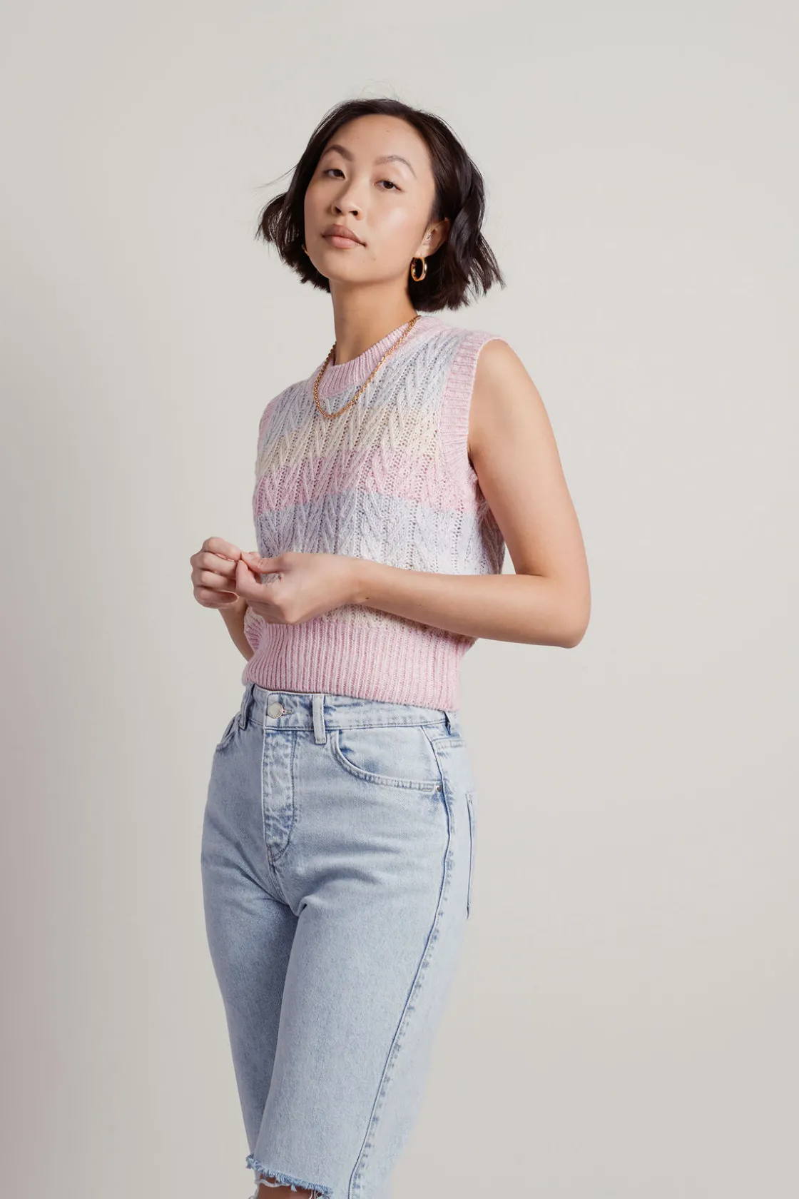 Tobi Love Me Or Not Knit Sweater Vest -