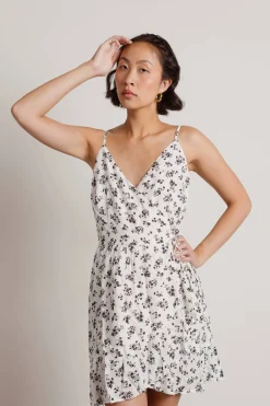 Tobi Lovegood Floral Wrap Mini Dress -