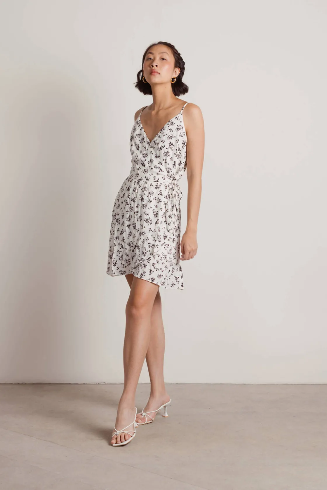 Tobi Lovegood Floral Wrap Mini Dress -