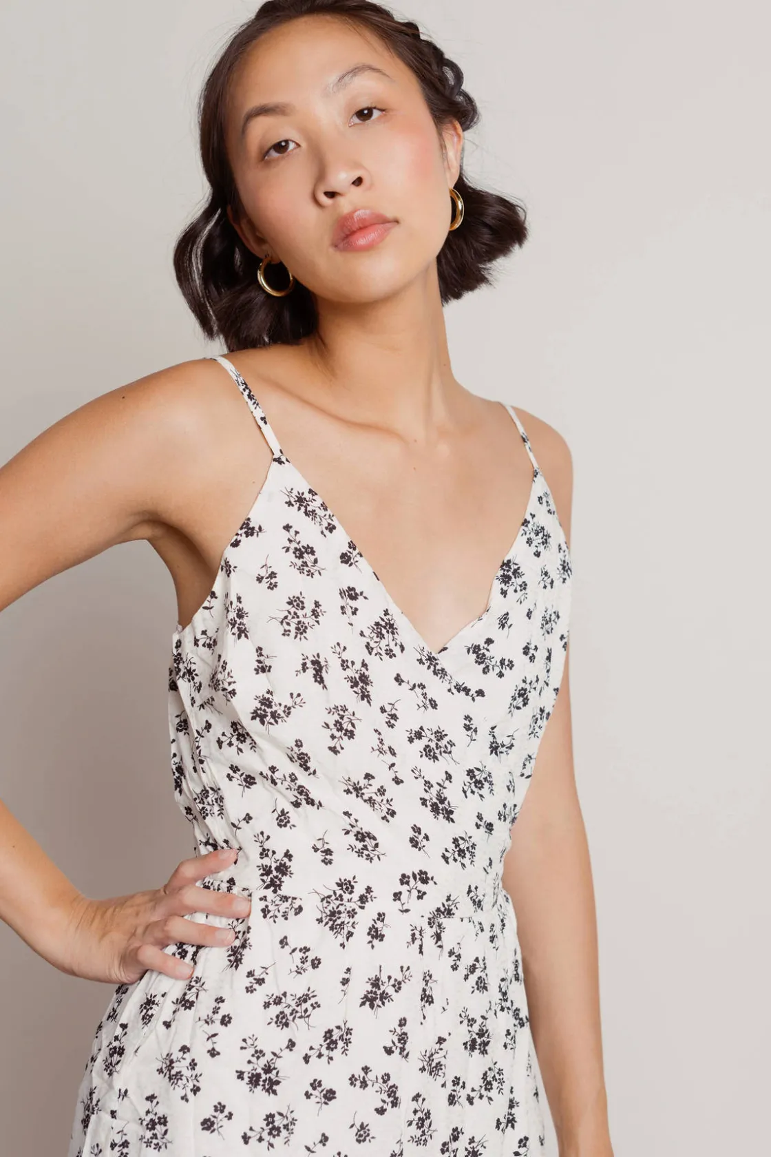 Tobi Lovegood Floral Wrap Mini Dress -