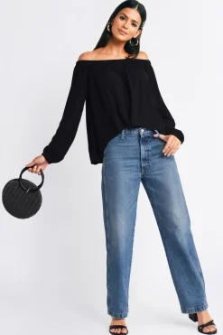Tobi Lulu Off The Shoulder Blouse -
