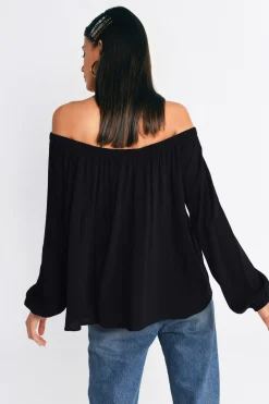 Tobi Lulu Off The Shoulder Blouse -