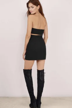 Tobi Made For Each Other Strapless Bodycon Mini Dress -