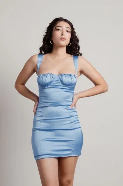 Tobi Magic Hour Bustier Bodycon Mini Dress - Rose Gold