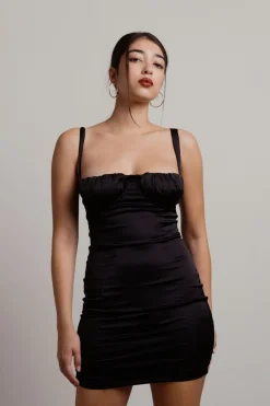 Tobi Magic Hour Bustier Bodycon Mini Dress - Rose Gold