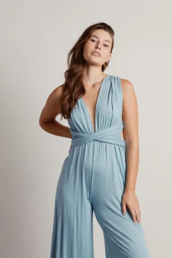 Tobi Make It Up Convertible Tie Jumpsuit -