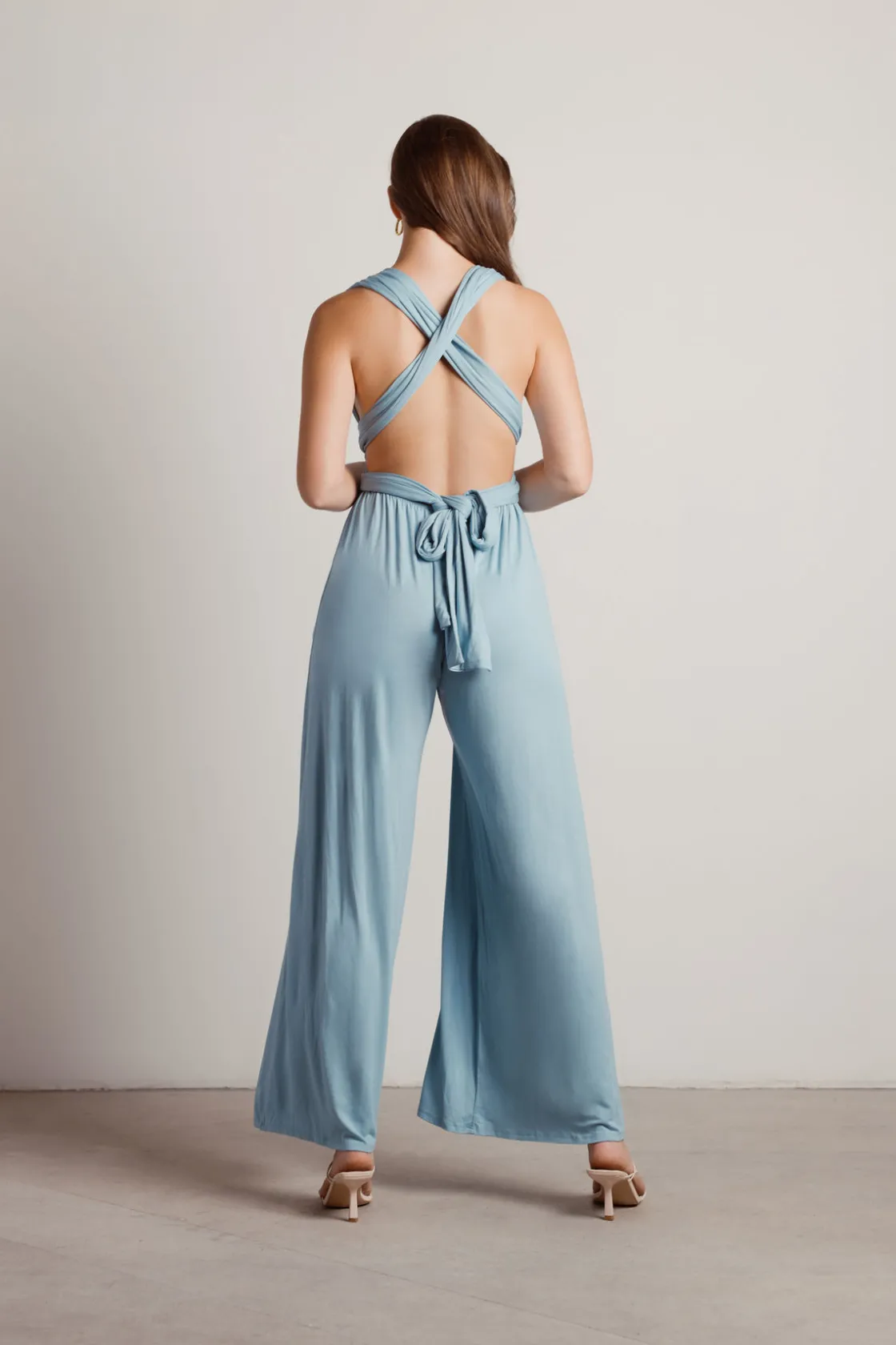 Tobi Make It Up Convertible Tie Jumpsuit -