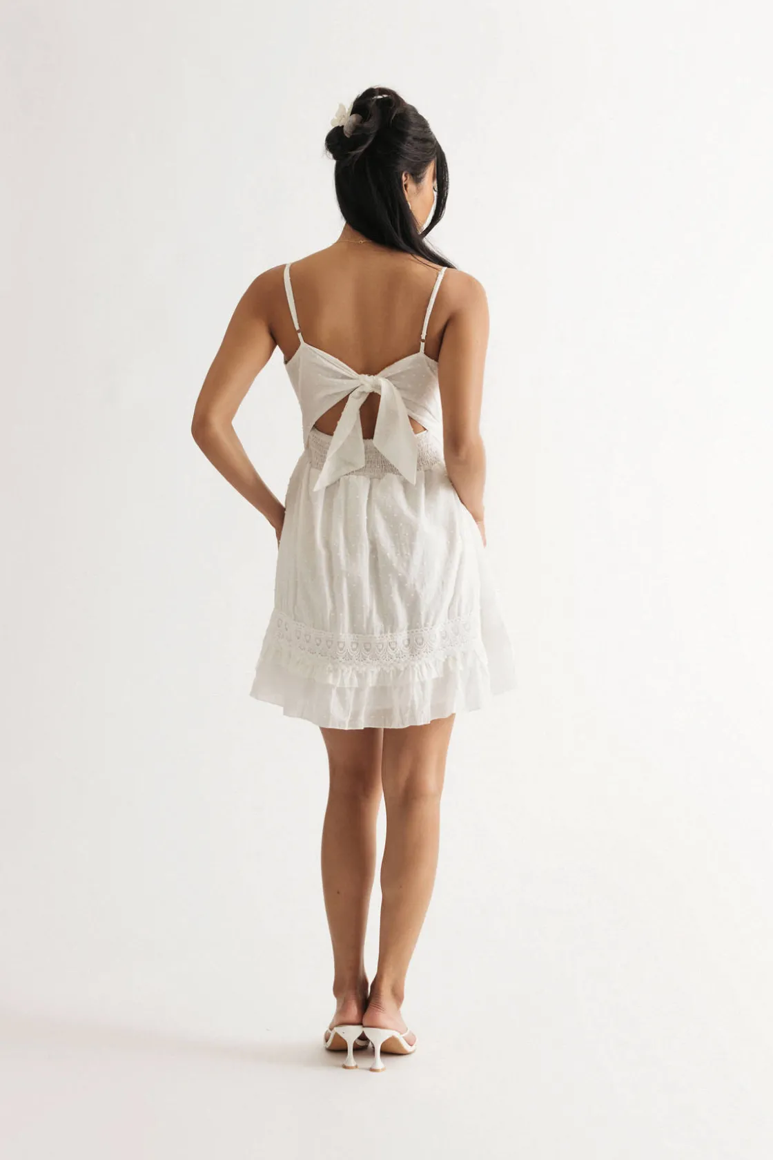 Tobi Make Me Go Lace Skater Dress